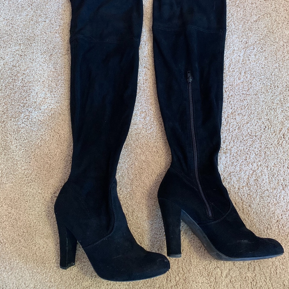 Black Over the Knee Boots
